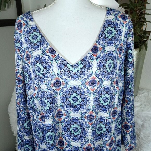 SAMI & JO PLUS RED, WHITE, & BLUE DRESS SZ.2X EUC - Picture 3 of 9